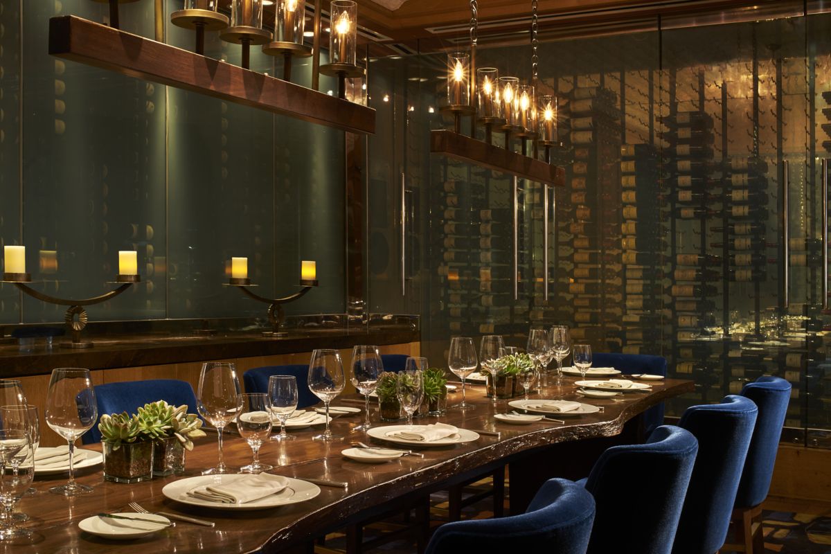 Private dining room at The Ritz-Carlton, Dallas